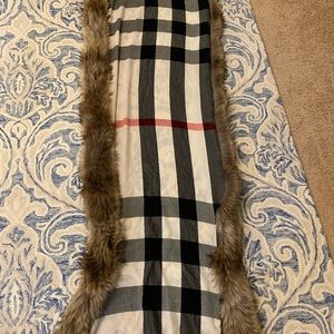 Burberry Fur Shawl